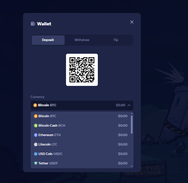 Duel Wallet crypto payment